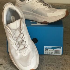 Hoka Transport Women’s 9.5B. Color: Eggnog. Used - very good condition